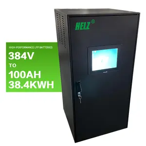 HELZ energy storage battery solution provider 384V 100AH UPS power supply solar energy storage LIFEPO4 lithium battery