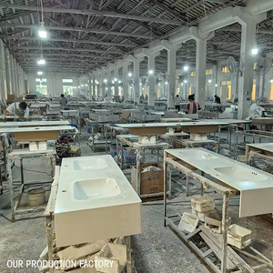 Nhà máy hiện đại trực tiếp bán buôn sang trọng phong cách thông minh Led Gương treo tường phòng tắm lưu vực tay wsah Sinks Vanity tủ phòng tắm - Product Image 4