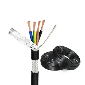 Geschirmtes Kabel Rvvp Reiner kupfer verzinnter Kupferdraht AL Fio Geschirmtes Kabel Car Audio Power Wire Multi core 1.5 2.5MM Steuer kabel