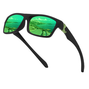 Gafas de Sol Polarizadas Unisex, Montura de PC, Lentes TAC, UV400, Gafas Deportivas para Ciclismo al Aire Libre, Negras - Product Image 2