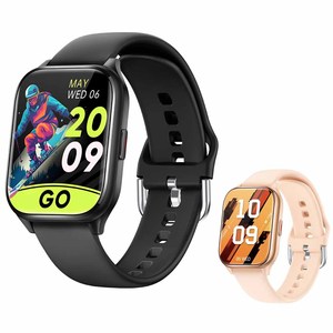 Reloj Inteligente FitCloudPro de 1.85 Pulgadas con Pantalla <span class=keywords><strong>IPS</strong></span> Resistente al Agua, Monitor de Actividad Física para Frecuencia Cardíaca, Presión Arterial, Sueño, Android, Cuadrado - Product Image 1