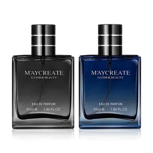 Vente en gros 55ml parfum naturel longue durée bleu hommes parfum Body Spray parfum parfum pour hommes marque originale