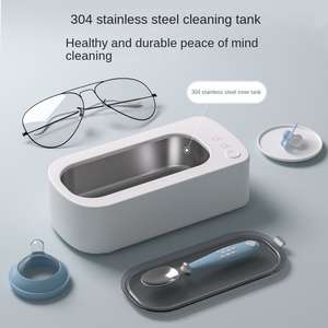 <span class=keywords><strong>Limpiador</strong></span> Ultrasónico Portátil <span class=keywords><strong>para</strong></span> <span class=keywords><strong>Lentes</strong></span> de Contacto, Gafas, Joyería y Uso Doméstico, Mini <span class=keywords><strong>Limpiador</strong></span> Sónico con Fuente de Alimentación Eléctrica - Product Image 3