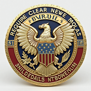 Fabrication de pièces commémoratives personnalisées à livraison rapide, plaquées or antique, souvenir, design en fonte 3D, pièce de défi creuse personnalisée - Product Image 1