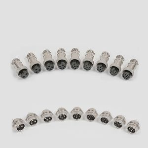 Conector Circular GX16 de 2P 3P 4P 5P 6P 7P 8P 9P 10 Pines, Enchufe y Conector de Aviación con Tuerca Hexagonal, Contactos Plateados, Carcasa de PPS - Product Image 1
