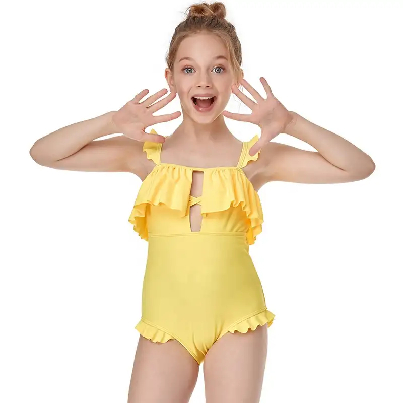 Пользовательский купальник для маленьких девочек, Цельный Детский купальный костюм, купальник для маленьких девочек