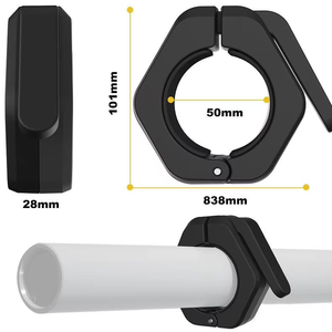 Tùy Chỉnh Logo Chất Lượng Cao 50Mm Phát Hành Nhanh Chóng Phòng Tập Thể Dục Kẹp Và Clip Barbell Từ Cổ áos Cho Tập Thể Dục Đào Tạo - Product Image 4