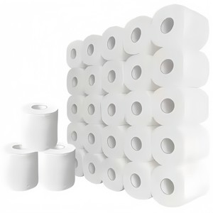 Échantillon gratuit de papier toilette blanc extra doux de luxe à 4 plis de taille jumbo sans noyau solide et bon marché pour salle de bain à domicile de qualité supérieure - Product Image 2