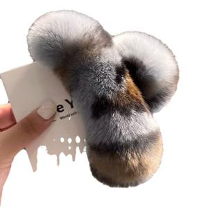 Invierno cálido diario ocio pinzas para el cabello venta al por mayor moda <span class=keywords><strong>furia</strong></span> Simple versátil agarre Clips joyería - Product Image 5