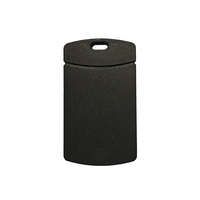 Porte-clés rectangulaire RFID TK51 ABS LF HF rfid noir porte-clés étiquette entrée de porte