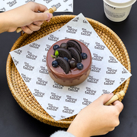 Fournitures de boulangerie et de pâtisserie jetables écologiques enduites de PE sulfurisées personnalisées Feuilles d'emballage de pâtisserie pour emballage alimentaire