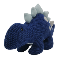Jouet en peluche fait main Kawaii DIY en coton doux pour bébé, crocheté, animaux tricotés (Dragon, Dinosaure), tailles personnalisées, vente en gros
