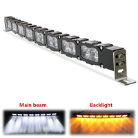 Barre lumineuse LED incurvée haute intensité 48 pouces blanc froid résistante aux UV pour toit de voiture 240W faisceau combiné spot/conduite Garantie 24 mois