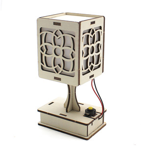 Kit de Modélisation Scientifique OKYN-G6614 : Lampe de Bureau en Bois à Voix Humaine pour Expériences Scientifiques - Product Image 3
