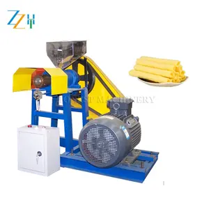 Machine d'extrudeuse de pâte de maïs à économie de main-d 'œuvre/extrudeuse de bâtonnets de maïs/machine de fabrication de casse-croûte de bouffée de maïs
