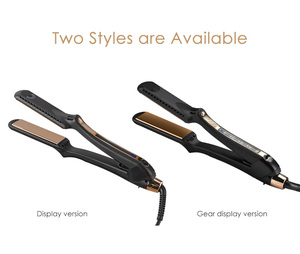 Lisseur à cheveux de styliste pour Salon, fer à lisser en céramique, pour chevelure lisse et douce, plaque en <span class=keywords><strong>pierre</strong></span> - Product Image 4