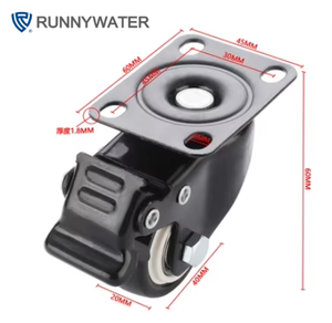 Wholesale Modern 2 Inch/Various Size Furniture Office Cabinet Lockable Office Chair Swivel <strong>Caster</strong> Brake for Hospital Hotel Use - Product Image 5