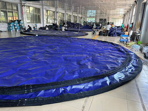 Couverture de piscine hivernale imperméable, ronde, petite, durable et surélevée, personnalisée - Product Image 4