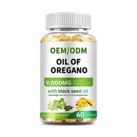 Huile de Nigelle et Huile d'Origan à Marque Blanche avec Vitamine D3 en Gélules Souples – Stimulant Immunitaire Naturel – Capsules en Vrac pour la Vente en Gros