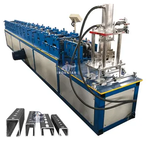 U Shape Mounting Bracket Supplier Automatic Solar Panel Framing Machine Solar Mounting Structure Roll forming machine