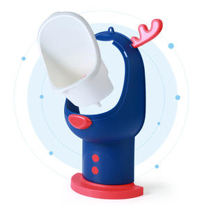 Urinoir pour enfants YMBL8826, bleu, ovale, à poser au sol, design moderne, pour garçons - Product Image 5