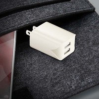 Vente en gros Nouveau chargeur de téléphone portable personnalisé rapide prise murale US adaptateur certifié intelligent à double port USB chargeur de téléphone portable