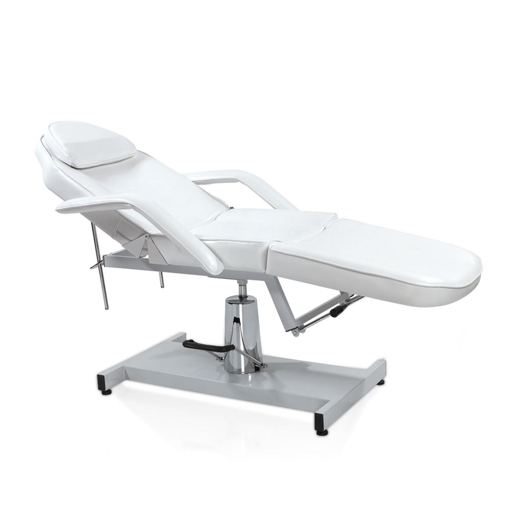 Lit de massage hydraulique blanc pour salon de beauté, ajustable en hauteur, spa facial, offre spéciale