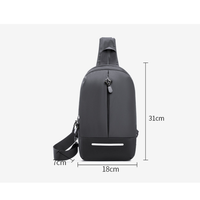 Nouveaux produits tendance 2026 Porte-cartes personnalisé avec logo Sangles d'épaule réglables Sac à bandoulière léger multi-poches