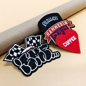 Truyền Nhiệt Tùy Chỉnh Thêu Các Bản Vá Lỗi Dệt Vải 100% Thêu Vá Tùy Chỉnh May Sắt Trên Các Bản Vá Lỗi Cho Quần Áo - Product Image 6