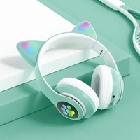Casque audio filaire supra-auriculaire en cuir dynamique pas cher avec indicateur LED, suppression active du bruit, étanchéité IPX-5, son Hi-Fi, idéal pour les voyages et les appareils mobiles