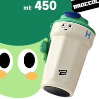 Haute qualité 450ML Double paroi isolé sous vide en acier inoxydable gobelet 316 dessin animé conception Portable tasse corde pour café eau
