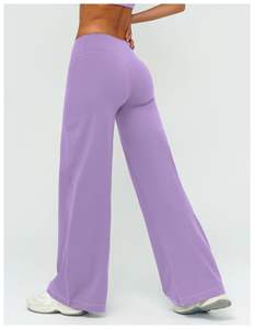 Pantalones Anchos Casuales para <span class=keywords><strong>Mujer</strong></span>, Pantalones Deportivos Holgados para Correr al Aire Libre, Pantalones <span class=keywords><strong>de</strong></span> Yoga - Product Image 2