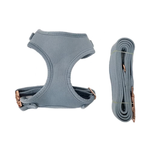 Nuevo conjunto de arnés de lujo personalizado para perros, fabricantes, logotipo personalizado ajustable, sin tirones, <span class=keywords><strong>collar</strong></span> de arnés para perros, correa para perros - Product Image 5