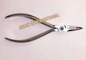 Pince orthodontique manuelle courbée en acier inoxydable, instrument chirurgical, certifiée CE, conforme à la norme ISO13485, dispositif médical de classe I - Product Image 2