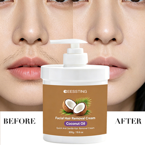 Crema Depilatoria Facial y Corporal Orgánica, Suave y Nutritiva, para Piel Sensible, Venta al Por Mayor - Product Image 2