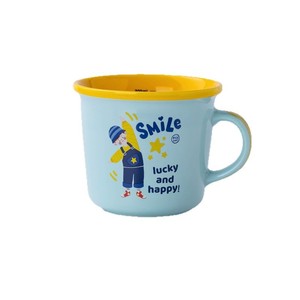 แก้วเซรามิคลายการ์ตูนน่ารัก 340 มล. สไตล์เกาหลี ดีไซน์ลายยิ้ม สำหรับเด็กและผู้ใหญ่ - Product Image 5