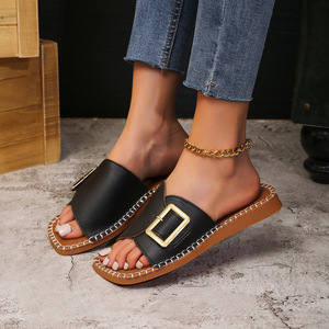 Sandales de plage pour femmes, nouvelle collection été 2025, style féerique, chaussures romaines tendance, polyvalentes 231 231 - Product Image 3