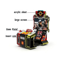 Machine d'arcade avec écran LCD HD, pistolet vidéo, jeu de tir interactif, console de jeu de tir pour centres de divertissement commerciaux