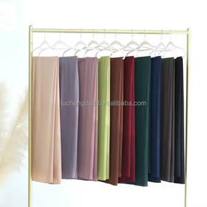 Abito da donna donna donna donna donna di base XXL taglie <span class=keywords><strong>in</strong></span> tinta unita Abaya - Product Image 4