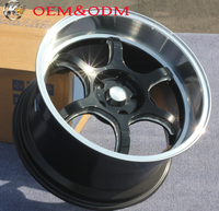Jantes personnalisées en or 17-18 pouces, forgées par flux, 6 branches, à déport profond, 5x114.3 5x100 5x112 5x108 pour Subaru, Mitsubishi, Toyota, BMW Tuning