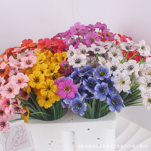 Flores de Seda Violetas Artificiales para Decoración de Bodas, Exteriores y Hogar - Product Image 2