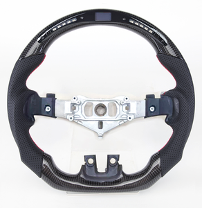 <span class=keywords><strong>Volante</strong></span> personalizado Led Rpm apto para 2015 Dodge Challenger Charger Srt 2012 coche de carreras <span class=keywords><strong>volante</strong></span> de fibra de carbono Real - Product Image 1