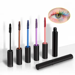 OEM Private Label Colored Vegan Mascara No Logo Eyelash Enhancer Growth 3d Fiber Mascara