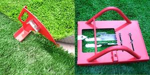 Tondeuse à <span class=keywords><strong>gazon</strong></span> portable, équipement de tonte pour <span class=keywords><strong>gazon</strong></span> artificiel, tendeur de <span class=keywords><strong>gazon</strong></span>, outil de compactage et de coupe - Product Image 3