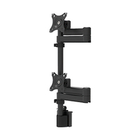 Support d'écran de bureau robuste en aluminium de qualité supérieure, nouveau design, bras simple avec ressort à gaz réglable