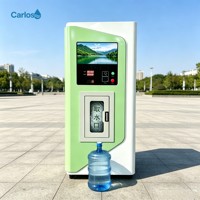 Distributeur d'eau en acier inoxydable, machine à eau faiblement alcaline, distributeur d'eau à monnayeur pour parc communautaire