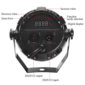 New LED Par Ánh Sáng Đầy Màu Sắc Led Cưới Par Can/18*1 Wát RGBW 4in1 Giai Đoạn DJ Chiếu Sáng/LED Disco Zoom Par Uplightings - Product Image 3