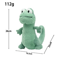 Peluche de lézard super douce de 26 cm, adorable peluche de gecko pour cadeau d'anniversaire