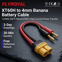 Cable Conector de Batería Personalizado, Hembra y Macho, Carcasa de PBT, Cable de Silicona, Chapado en Oro, para Batería Lipo de Dron RC y Motocicleta