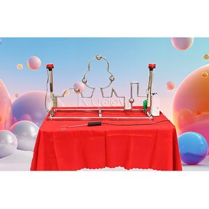 Le défi de réaction interactif de main stable de carnaval électrique a battu le mini labyrinthe de fil de bureau de jeu de buzzer - Product Image 2